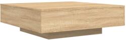 vidaXL sonoma-tölgyszínű szerelt fa dohányzóasztal 100 x 100 x 31 cm (836597) (836597)