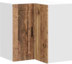 vidaXL Porto antik fa színű szerelt fa konyhai fali sarokszekrény (854105) (854105)