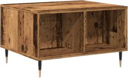 vidaXL antik fa színű szerelt fa dohányzóasztal 60x50x36, 5 cm (857336) (857336)