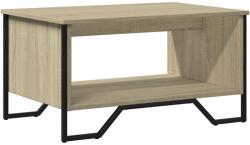 vidaXL sonoma-tölgyszínű szerelt fa dohányzóasztal 75 x 51 x 40 cm (848485) (848485)