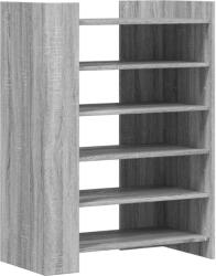 vidaXL szürke sonoma színű szerelt fa cipőszekrény 74, 5 x 37, 5 x 100cm (848435) (848435)