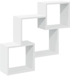 vidaXL fehér szerelt fa faliszekrény 78 x 18 x 71 cm (854805) (854805)