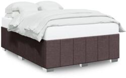 vidaXL sötétbarna szövet ágykeret matrac nélkül 140 x 200 cm (3284842) (3284842)