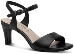 Tamaris női magas sarkú fekete szandál 28008-42-020 07514