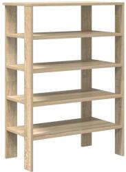 vidaXL sonoma tölgy színű szerelt fa cipőtartó 61x32x87, 5 cm (859853) (859853)