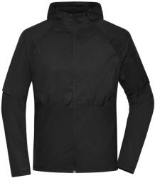 Daiber Jachetă de alergare pentru bărbați JN1390 - Neagră | 2XL (1782977758-3655)