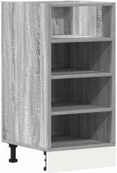 vidaXL Alsószekrény szürke sonoma 40x44, 5x81, 5 cm gépesített fa (854207) (854207)