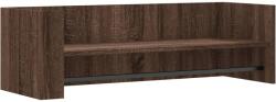 vidaXL barna tölgy színű szerelt fa fali polc 100 x 35 x 30, 5 cm (848464) (848464)