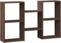 vidaXL barna tölgyszínű forgácslap fali polc 96 x 18 x 60 cm (853233) (853233)