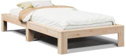 vidaXL tömör fenyőfa ágy matrac nélkül 90 x 200 cm (855325) (855325)