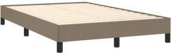 vidaXL tópszínű szövet ágykeret 120 x 190 cm (379486) (379486)