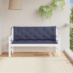 vidaXL 2 db tengerészkék oxford szövet kerti padpárna 150 x 50 x 7 cm (379085) (379085)