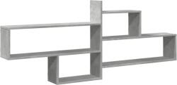 vidaXL betonszürke forgácslap fali polc 167, 5 x 18 x 68 cm (853320) (853320)