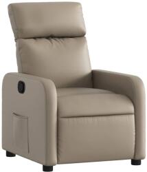 vidaXL kávészínű műbőr dönthető fotel (374189) (374189)