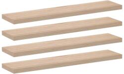 vidaXL 4 db szerelt fa függőpolc 110 x 23, 5 x 4 cm (4010699) (4010699)