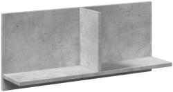 vidaXL betonszürke szerelt fa faliszekrény 70 x 16, 5 x 30 cm (854853) (854853)