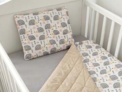 Scamp velvet ágynemű garnitúra/HedgehogGrey (AGNV018)