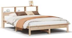 vidaXL tömör fenyőfa könyvespolcos ágy matrac nélkül 120 x 200 cm (855714) (855714)