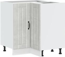 vidaXL Konyhai sarok alsó szekrény Lucca betonszürke szerelt fa (853751) (853751)