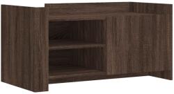 vidaXL barna tölgy színű szerelt fa dohányzóasztal 100 x 50 x 50 cm (848366) (848366)