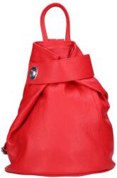 Rea Moda Olasz bőr 8503 piros hátizsák