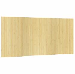 vidaXL világos természetes bambusz térelválasztó 165 x 400 cm (377000) (377000)