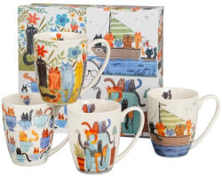  Macskavilág 2 - 4 darabos porcelán bögre készlet (360 ml) (3975939)