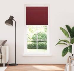 vidaXL pliszírozott vak Bordeaux piros 85x200 cm szövetszélesség (4015259) (4015259)