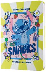  Grupo Erik diáknaptár (zseb, 17 hónapos, angol nyelvű), heti, Stitch, 2025/2026 (AEESVA62506)