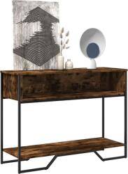 vidaXL füstös tölgy színű szerelt fa tálalóasztal 100x35x74, 5 cm (848531) (848531)