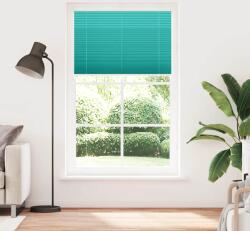 vidaXL pliszírozott redőny Benzinzöld 115x200 cm szövetszélesség (4015418) (4015418)