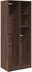 vidaXL barna tölgy színű szerelt fa ruhásszekrény 80 x 50 x 200 cm (3307762) (3307762)