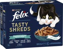 FELIX Tasty Shreds nedvestáp 10x80g - Halas válogatás - 800 g