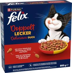 FELIX Duplán finom száraztáp - Meat - 800 g