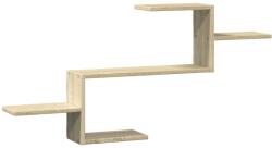 vidaXL sonoma tölgy színű szerelt fa fali polc 104 x 15 x 49 cm (853202) (853202)