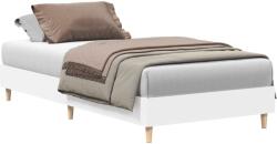 vidaXL fehér szerelt fa ágykeret matrac nélkül 90 x 200 cm (861048) (861048)