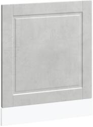 vidaXL mosogatógép panel Porto beton szürke 60x1, 5x67 cm mérnöki fa (854141) (854141)