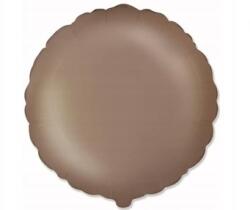 Flexmetal Fólia lufi 18 inch-es kerek matt - arany 46 cm, 1 db