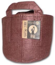 Root Pouch Boxer textil növénytartó, barna Térfogat: 12