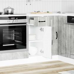 vidaXL Konyhai alsó szekrény Lucca betonszürke szerelt fa (853701) (853701)