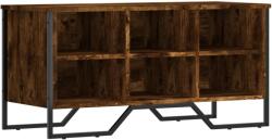 vidaXL füstös tölgy színű szerelt fa cipőszekrény 90 x 38 x 45, 5 cm (848641) (848641)