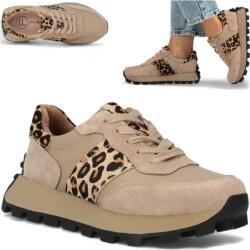 Filippo Női Bőr sportcipő 41 Filippo Kényelmes Tavaszi Félcipők Fűzött (Filippo DP7112/25 BE LEO)