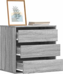 vidaXL szürke sonoma színű szerelt fa fiókos sarokszekrény 60x41x58 cm (852848) (852848)