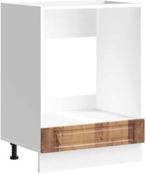 vidaXL Porto antik fa színű szerelt fa sütőszekrény (854005) (854005)