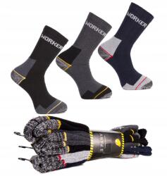 Moraj Férfi Munkazokni Strapabíró Pamut Worker 3 Db-os Csomag 43/46 (SK2WORKERMORAJ)