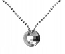 GoDan Disco nyaklánc - műanyag, ezüst színű, univerzális méret, 1 db (YH-NAD1)