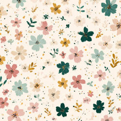 Takoy Wellsoft polár/fleece mini virágok Romantikus délután