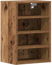 vidaXL antik fa színű szerelt fa függőszekrény 40x29, 5x60 cm (854182) (854182)