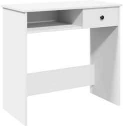 vidaXL fehér forgácslap íróasztal 80 x 40 x 75 cm (860472) (860472)