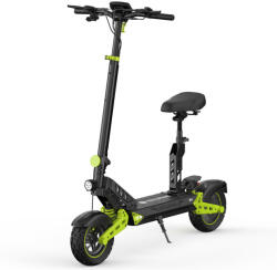 isinwheel D2 Plus Green Prémium Elektromos Roller - 48v, 20Ah, 1000W, 65 km (5907986864235-Black-Green) - metamart